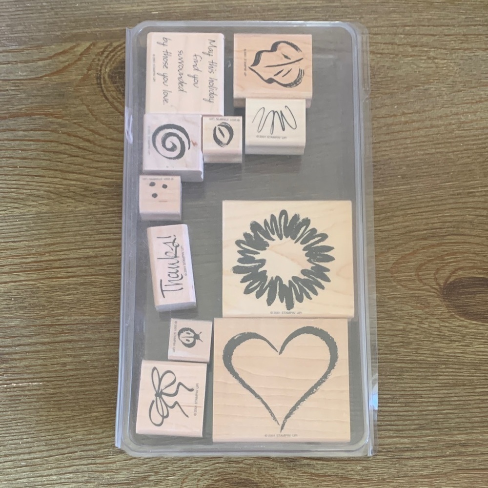 Stampin’ Up! Rubber Stamp Set Sketch It Set of 11